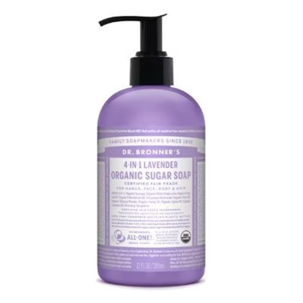 12OZ Lav Sugar Soap, Dr. Bronners, Mfr#: SD0501