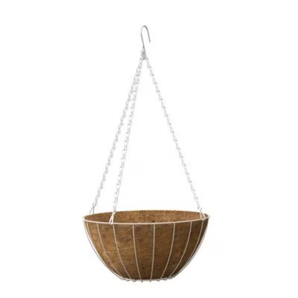 GT 12 WHT Hang Basket, Panacea Productsrp-Import, Mfr#: 88501GT