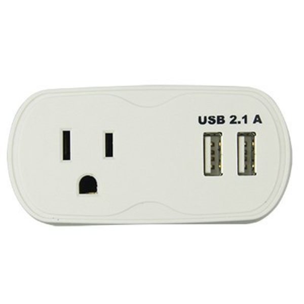 ME WHT 1 Out Surge Tap, Kab Enterprise, Mfr#: CT-085B-1