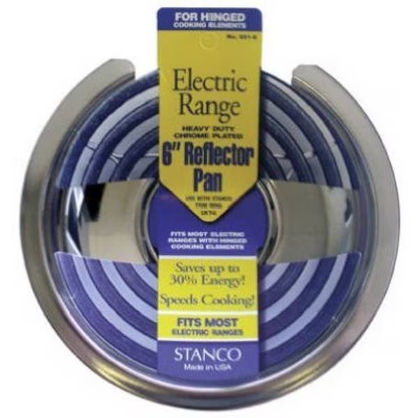 6 CHR Reflector Pan, Stanco Metal Prod, Mfr#: 601-6