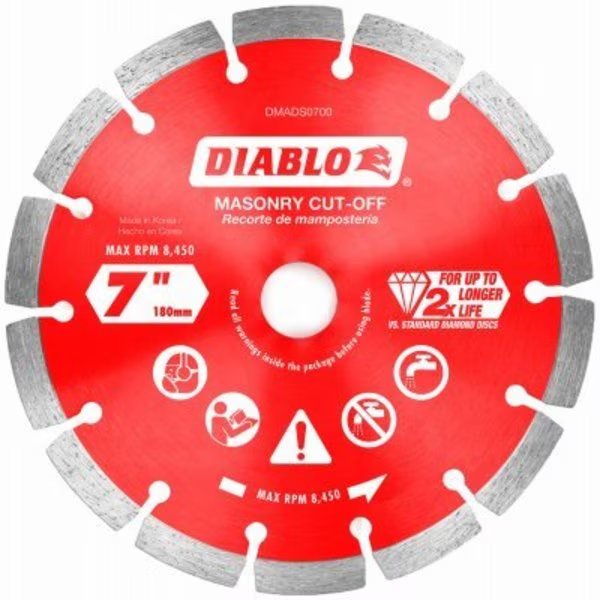7'' Dia Seg Blade, Bsc Preferred, Mfr#: DMADS0700
