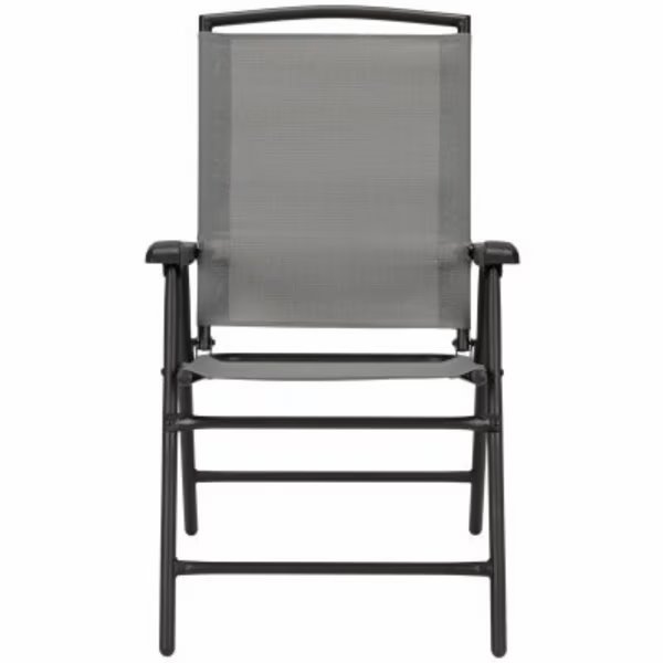 FS Gray STL FLD Chair, Woodard Cm, Mfr#: RXTV-1921-FC-G