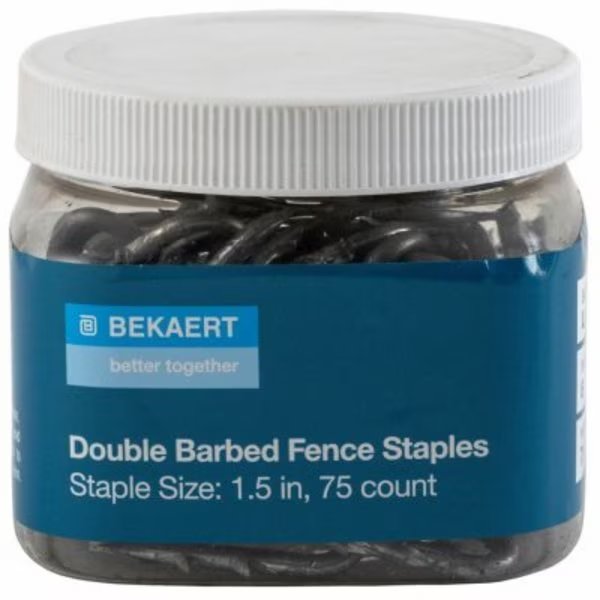 75CT 15 Fence Staples, Bekaert, Mfr#: 654317