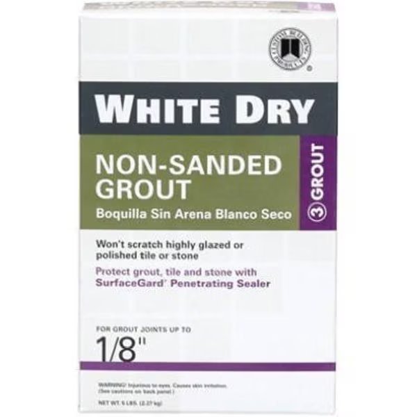 5LB WHT Dry Tile Grout, Custom Building Products, Mfr#: WDG5-4