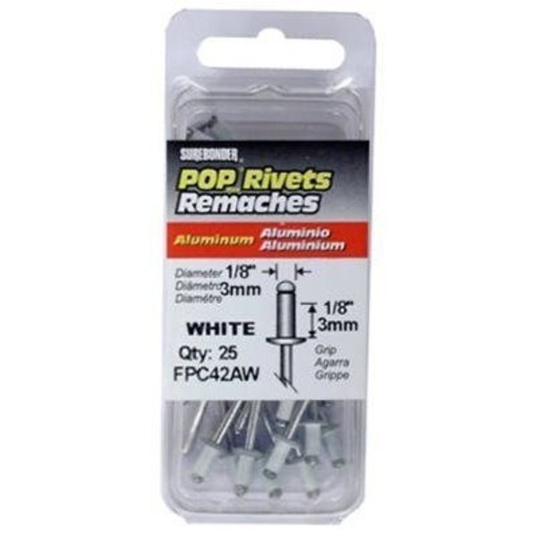 25PK Short ALUW Rivet, Fpc, Mfr#: FPC42AW