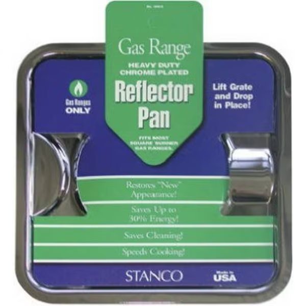 734 SQ CHR Gas Pan, Stanco Metal Prod, Mfr#: 900-S