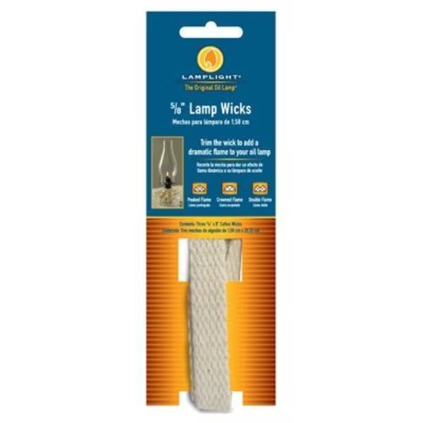 3PK 58 Flat Wick, Lamplight Farms, Mfr#: 9995