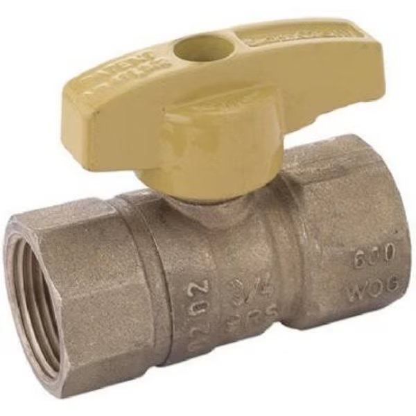 12FPT Gas Ball Valve, Brass Craft Service Parts, Mfr#: PSBV503-8