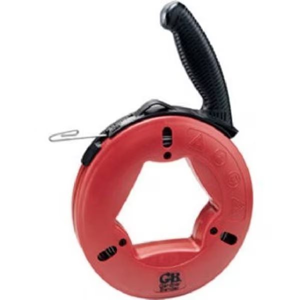 65' 18 STL Fish Tape, Ecm Industries, Mfr#: FTS-65R