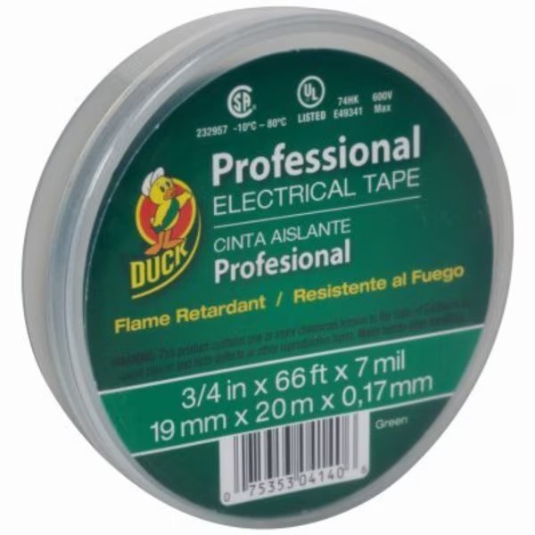 34x66' GRN Elec Tape, Shurtech Brands, Mfr#: 299014