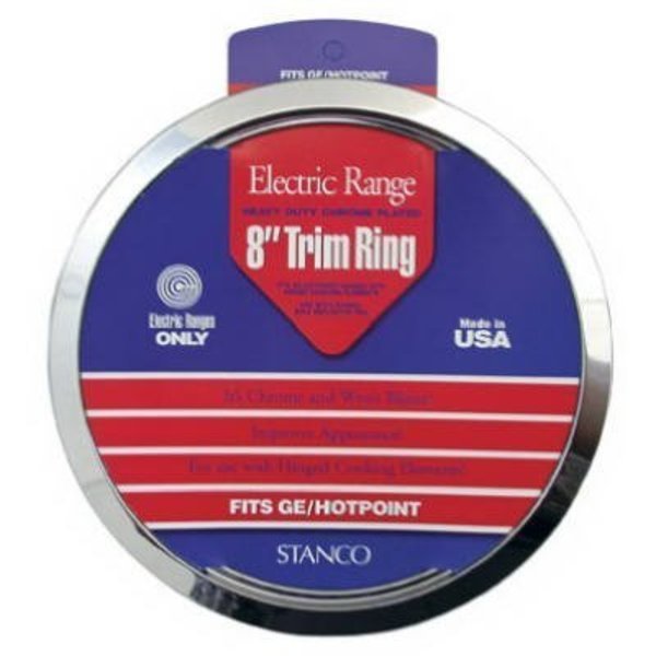 8 CHR Trim Ring, Stanco Metal Prod, Mfr#: GT-8