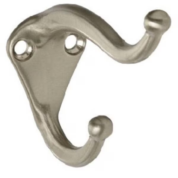 Sat NI CoatHat Hook, National Mfg/Spectrum Brands Hhi, Mfr#: N325-480