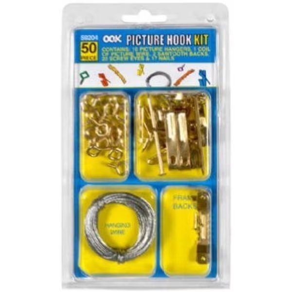 50PC Pic Hang Kit ASSTD, Hillman, Mfr#: 59204