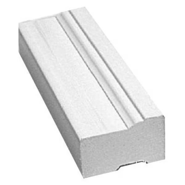 7' PVC WHT Brickmould, Inteplast Building Products, Mfr#: 635-0700-986