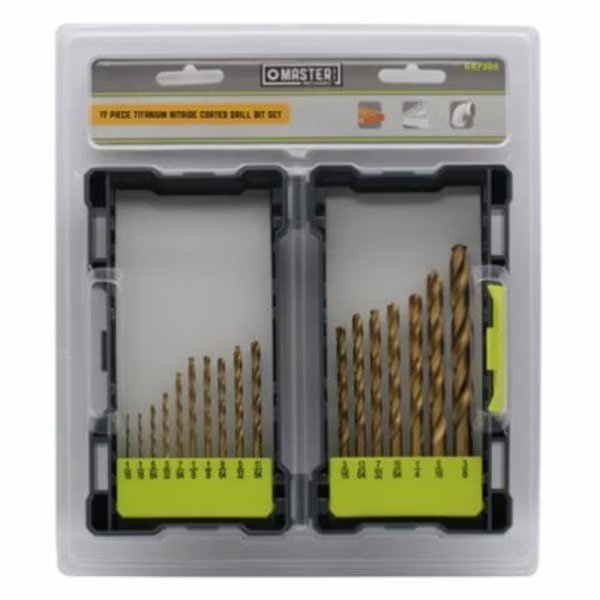 MM 17PC Drill Bit Set, Disston, Mfr#: 647386