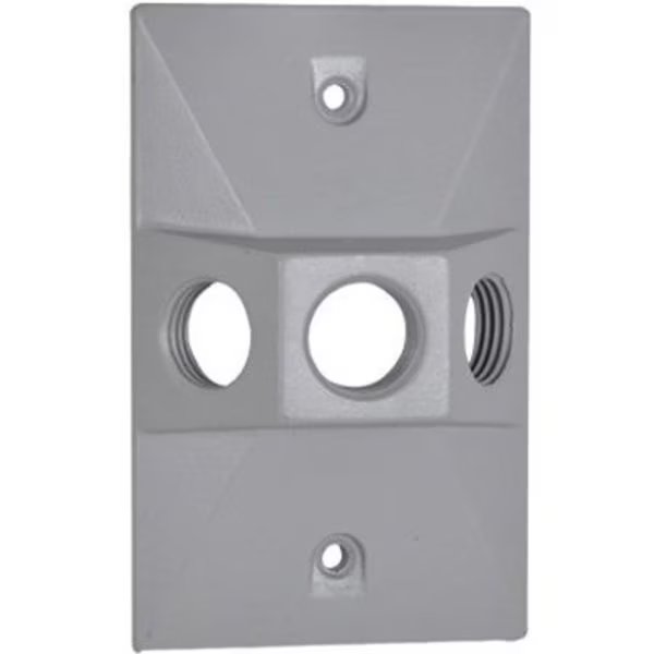 ME GRY WP Lamp Cover, Hubbell, Mfr#: RE-3