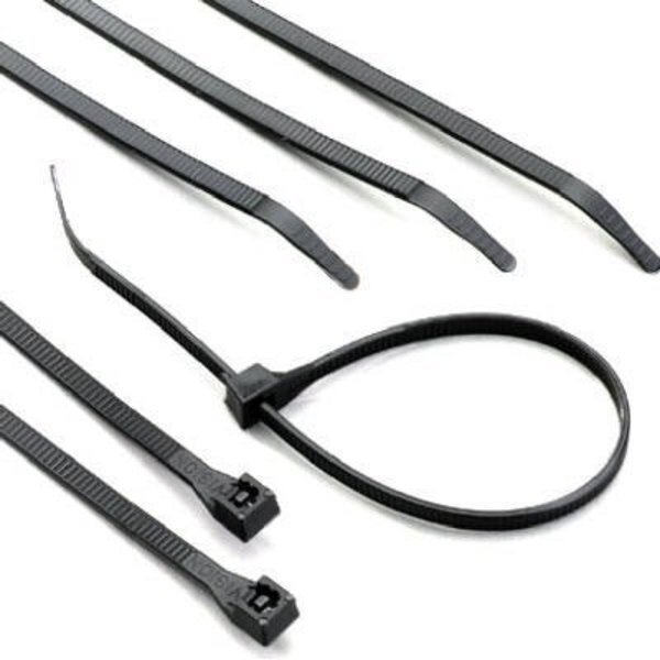 15PK 8 BLK Cable Tie, Ecm Industries, Mfr#: 45-308UVB