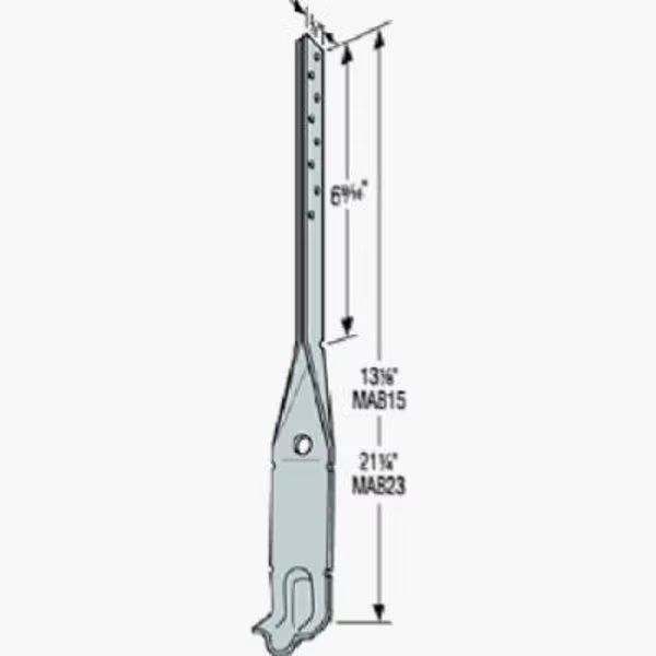 Mud Sill Anchor ZMax, Simpson Strong-Tie, Mfr#: MAB15Z
