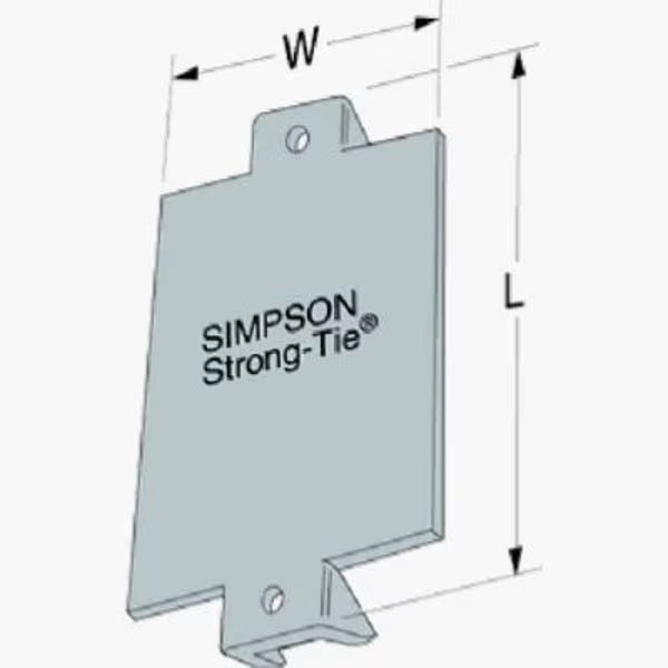 112x3 Nail Stop, Simpson Strong-Tie, Mfr#: NS1