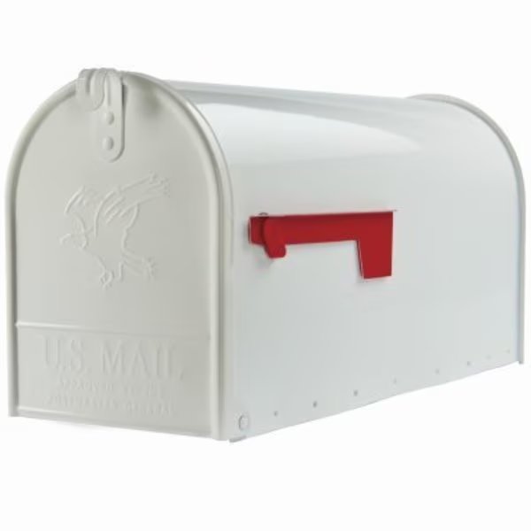 WHT LG T2 Rural Mailbox, Solar Group, Mfr#: E11600W00