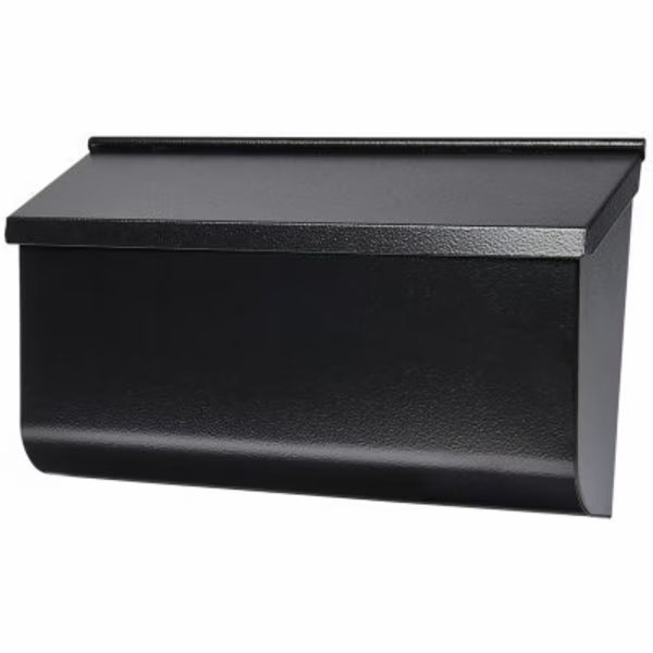 XL BLKGalv Wall Mailbox, Solar Group, Mfr#: L4010WB0