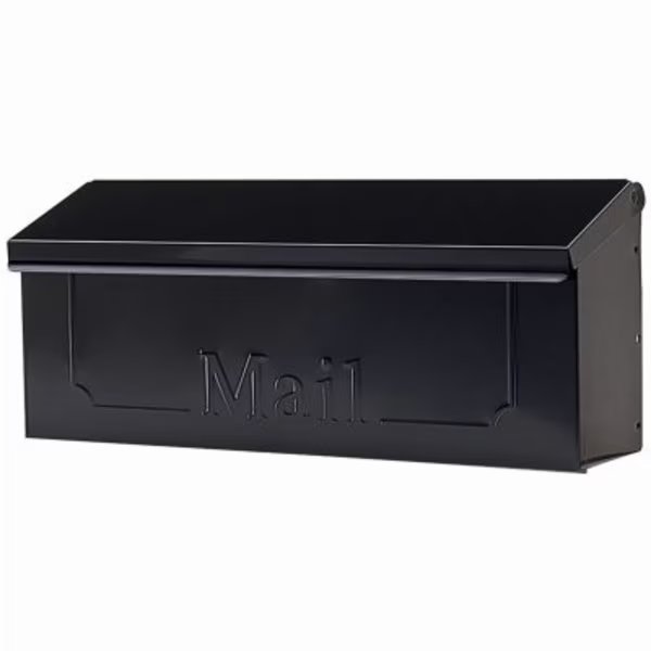 BLK Galv Wall Mailbox, Solar Group, Mfr#: THHB0001