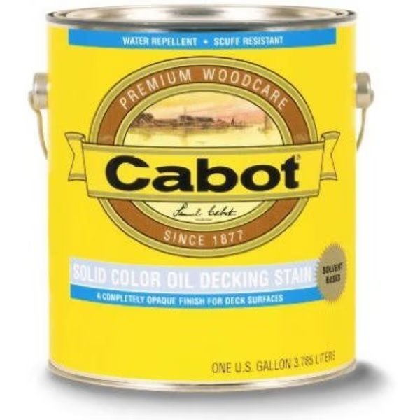 GAL WHT Base Deck Stain, Cabot/Valsparrp, Mfr#: 7601-07