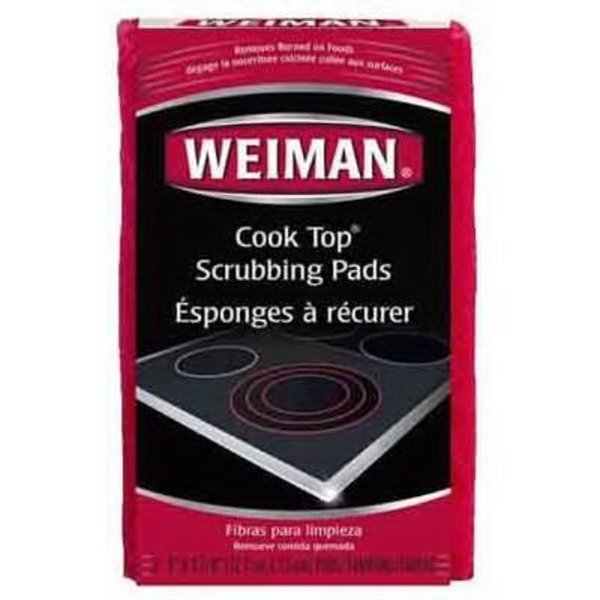 3CT CookTop Scrub Pads, Weiman Products, Mfr#: 45