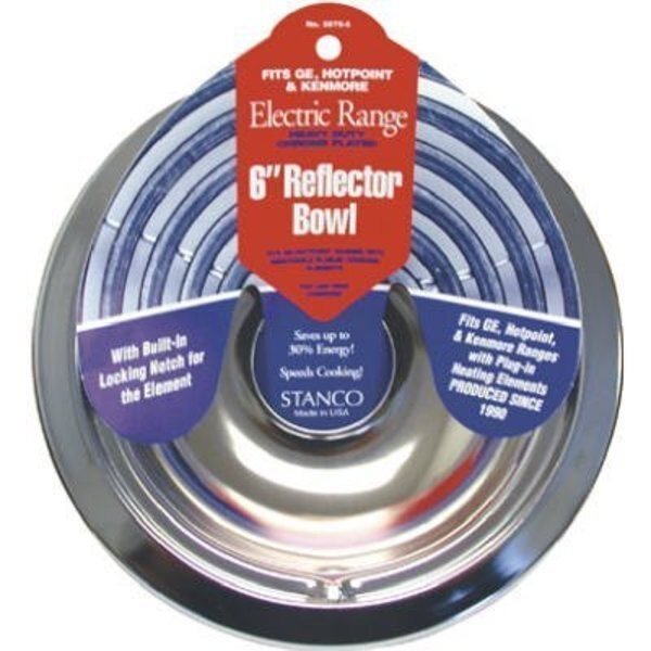 6 CHR Lock Notch Bowl, Stanco Metal Prod, Mfr#: 5075-6