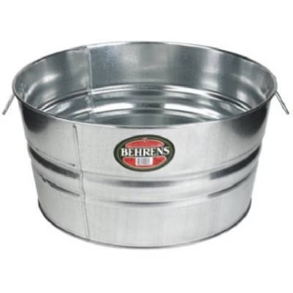105GAL GalvSTL RND Tub, Behrens, Mfr#: 1GS