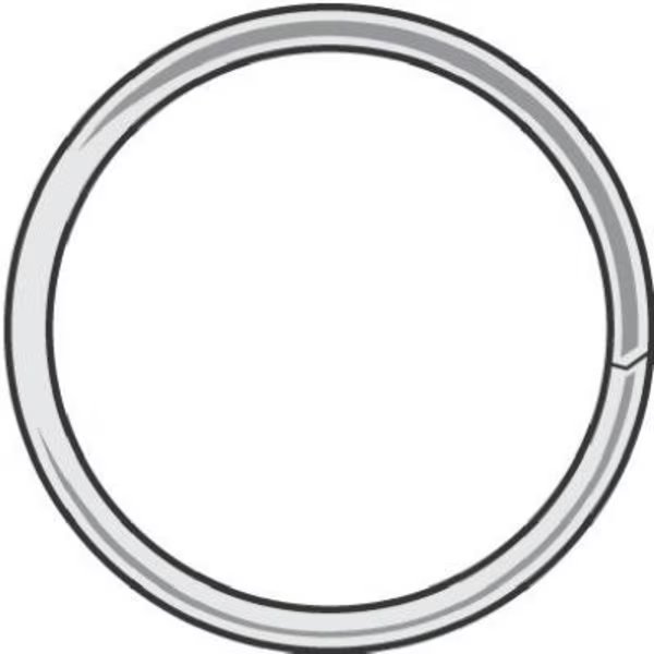 100PK 1 Split Key Ring, Hy-Ko Prod, Mfr#: KB105