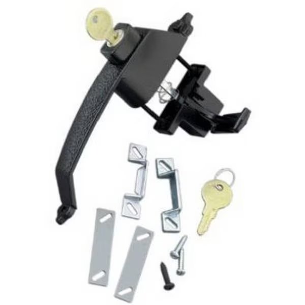 BLK Push Button Lock, Hampton Products-Wright, Mfr#: VCK333X3BL