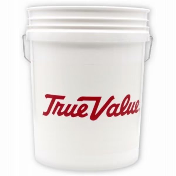 TV 5GAL WHT Plas Pail, Leaktite, Mfr#: 05GTVU12300