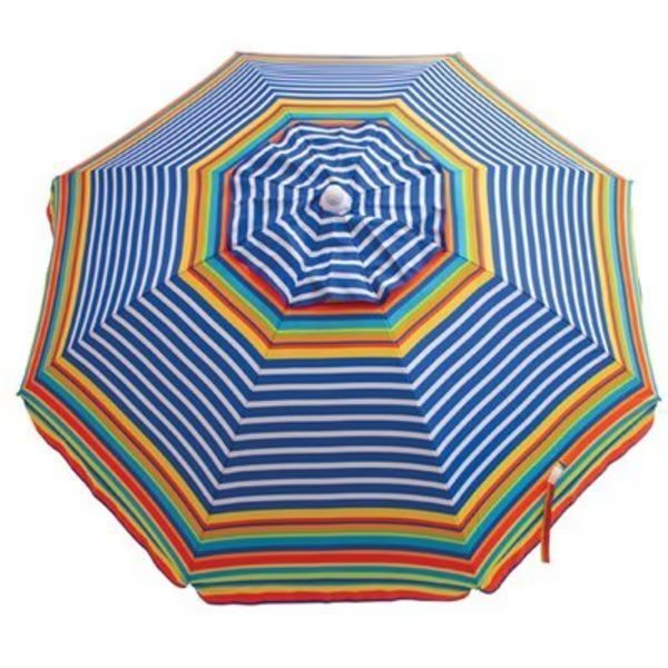 6' Beach Umbrella, Rio Brands, Mfr#: UB78-TSPK5
