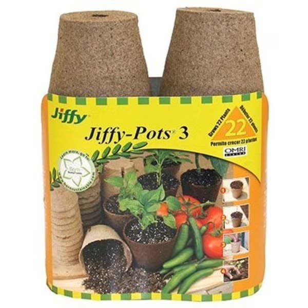22PK 3 RND Peat Pot, Green Garden Products, Mfr#: JP322