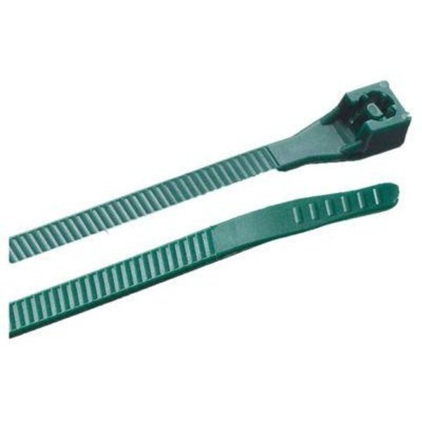 100PK 8 GRN Cable Tie, Ecm Industries, Mfr#: 46-308G