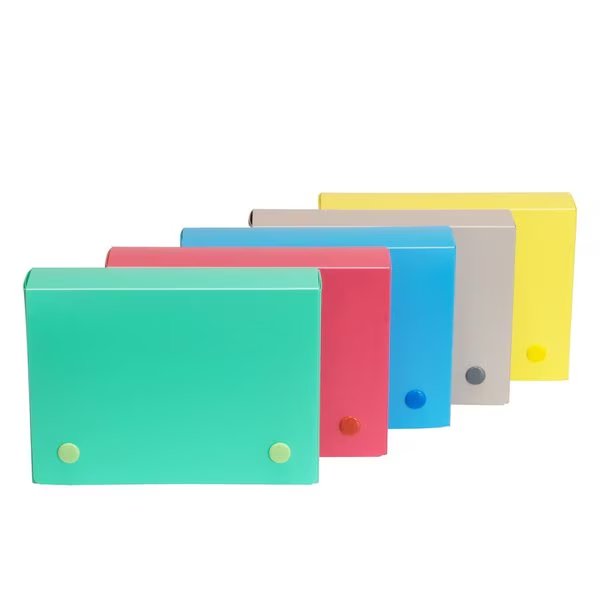 4 x 6 Index Card Case, Assorted Color May Vary Set of 24 Index Card Cases, 24PK, C-Line Products, Mfr#: 58046-DS