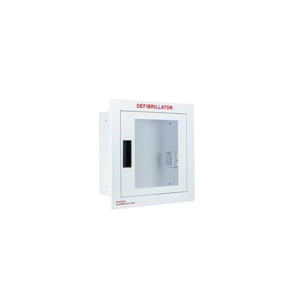 Fully Recessed, Non-Alarmed, Large AED Cabinet, Cubix Safety, Mfr#: FR-Ln