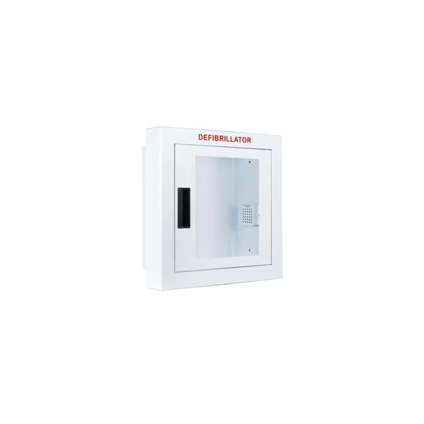 Semi Recessed, Non-Alarmed, Large AED Cabinet, Cubix Safety, Mfr#: SR-Ln