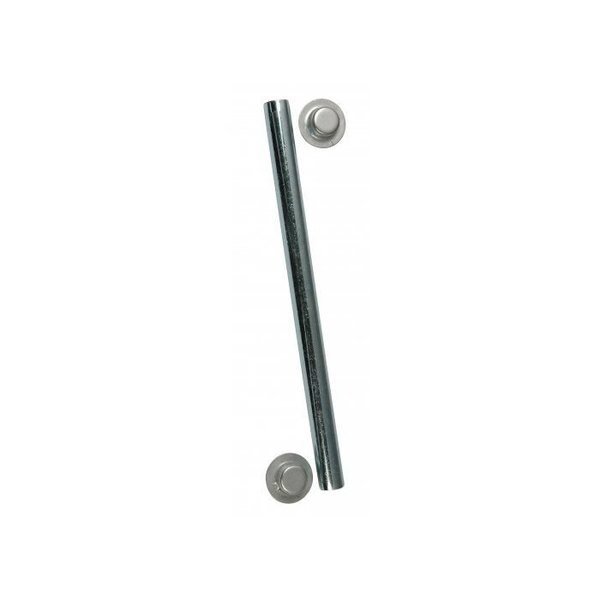 Pkg Roller Shaft, 5/8 in. x 8-7/8 in. w/Cap Nuts, C.E. Smith, Mfr#: 10725A