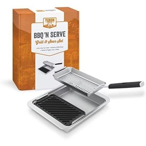 2/3 sized Cast Iron & Stainless Steel Combo, Yukon Glory, Mfr#: YG-666b