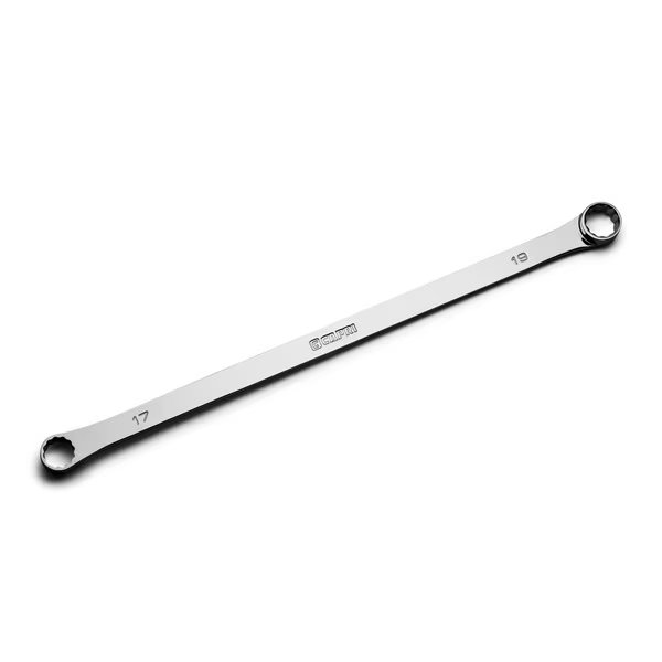 17 mm x 19 mm 0-Degree Offset Extra-Long Box End Wrench, Capri Tools, Mfr#: CP11800-1719