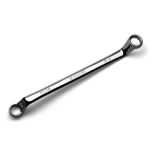11/16 x 3/4 in. 75-Degree Deep Offset Double Box End Wrench, Capri Tools, Mfr#: CP11950-111634