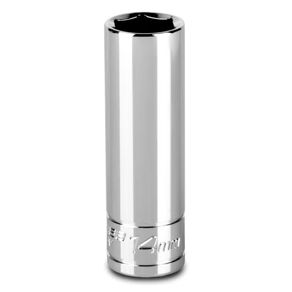 3/8 in Drive 14 mm 6-Point Metric Deep Socket, Capri Tools, Mfr#: 1-2368