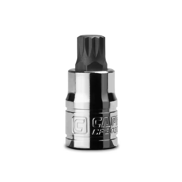 3/8 in Drive 10 mm M10 Stubby XZN Triple Square Bit Socket, Capri Tools, Mfr#: CP30356
