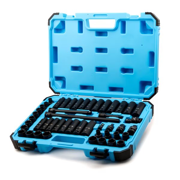 3/8 in Drive Master Impact Socket Set, SAE/Metric, 48 pcs, Capri Tools, Mfr#: 5-3000