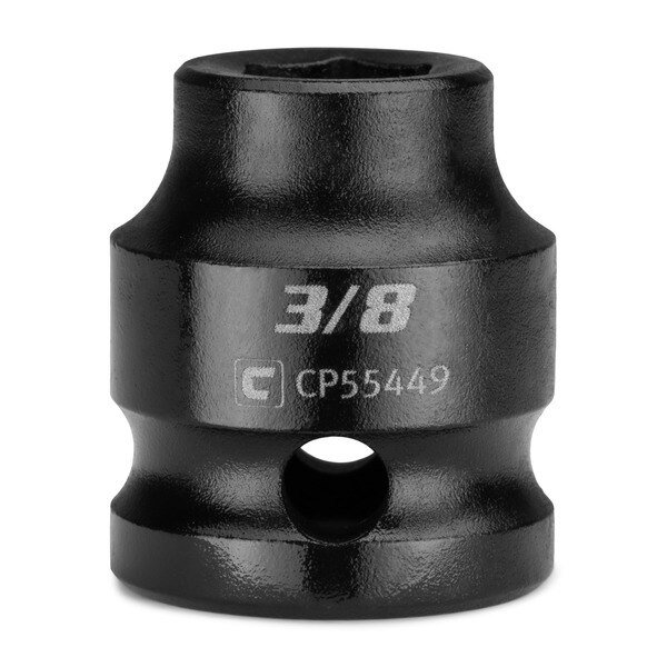 1/2 in Drive 3/8 in 6-Point SAE Stubby Impact Socket, Capri Tools, Mfr#: CP55449