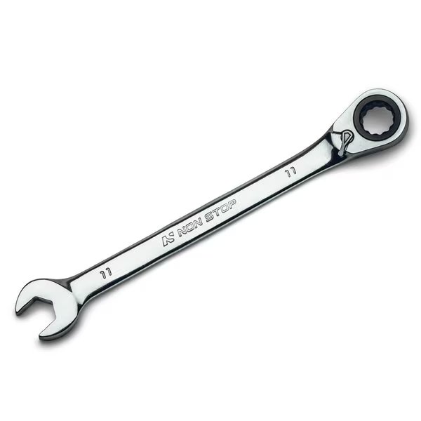 11mm Ultrafine 120Tooth Reversible Ratcheting Combination Wrench, Non Stop Auto Tools, Mfr#: NS71011