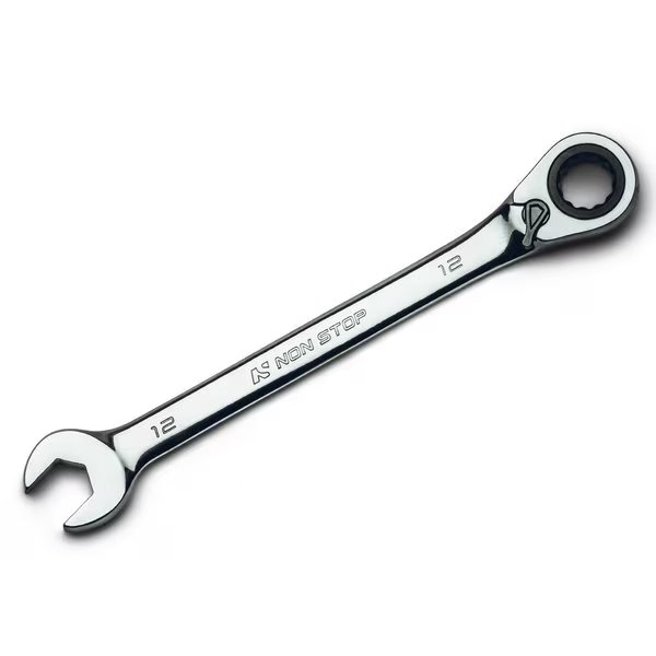 12mm Ultrafine 120Tooth Reversible Ratcheting Combination Wrench, Non Stop Auto Tools, Mfr#: NS71012