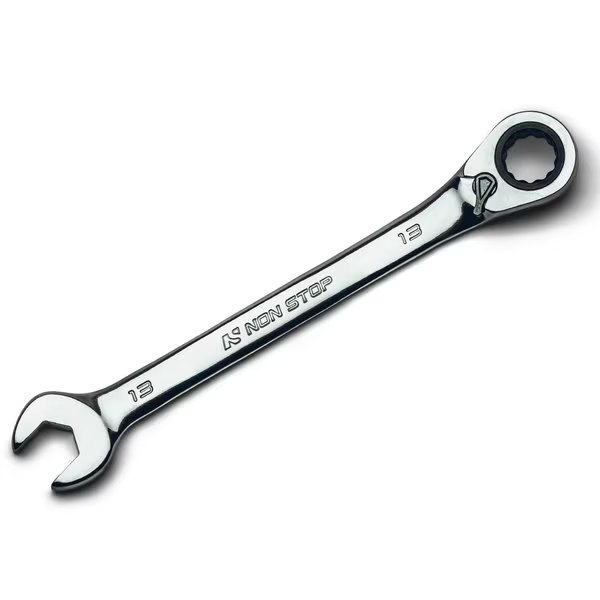13mm Ultrafine 120Tooth Reversible Ratcheting Combination Wrench, Non Stop Auto Tools, Mfr#: NS71013